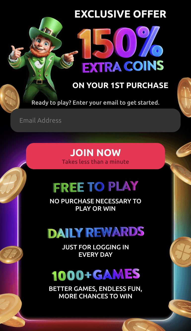 McLuck referral code offer of 150% extra coins